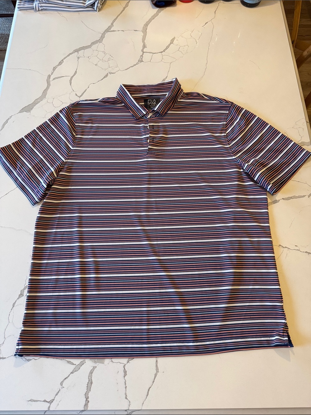 Jos. A. Bank Men’s Short-Sleeve Striped Polo